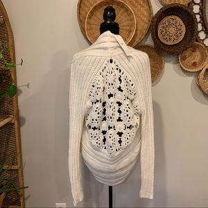 Romeo and Juliet crotchet scoop back cardigan Cottagecore